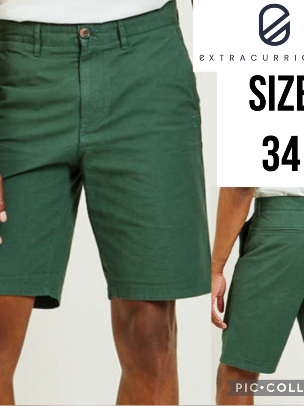 Extracurricular Men’s Shorts Golf Green Summit Rip Stop Stretch 10” Inseam 34